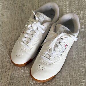 Reebok White and Brown Women's Sneakers